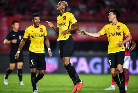 河南建业0-5广州恒大 塔利斯卡传射建功